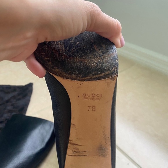 Black Knee High Gucci Boots Authentic - Picture 5 of 9